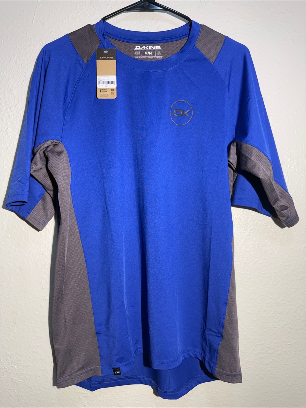 Dakine Blue and Gray Short Sleeve Performance Tee